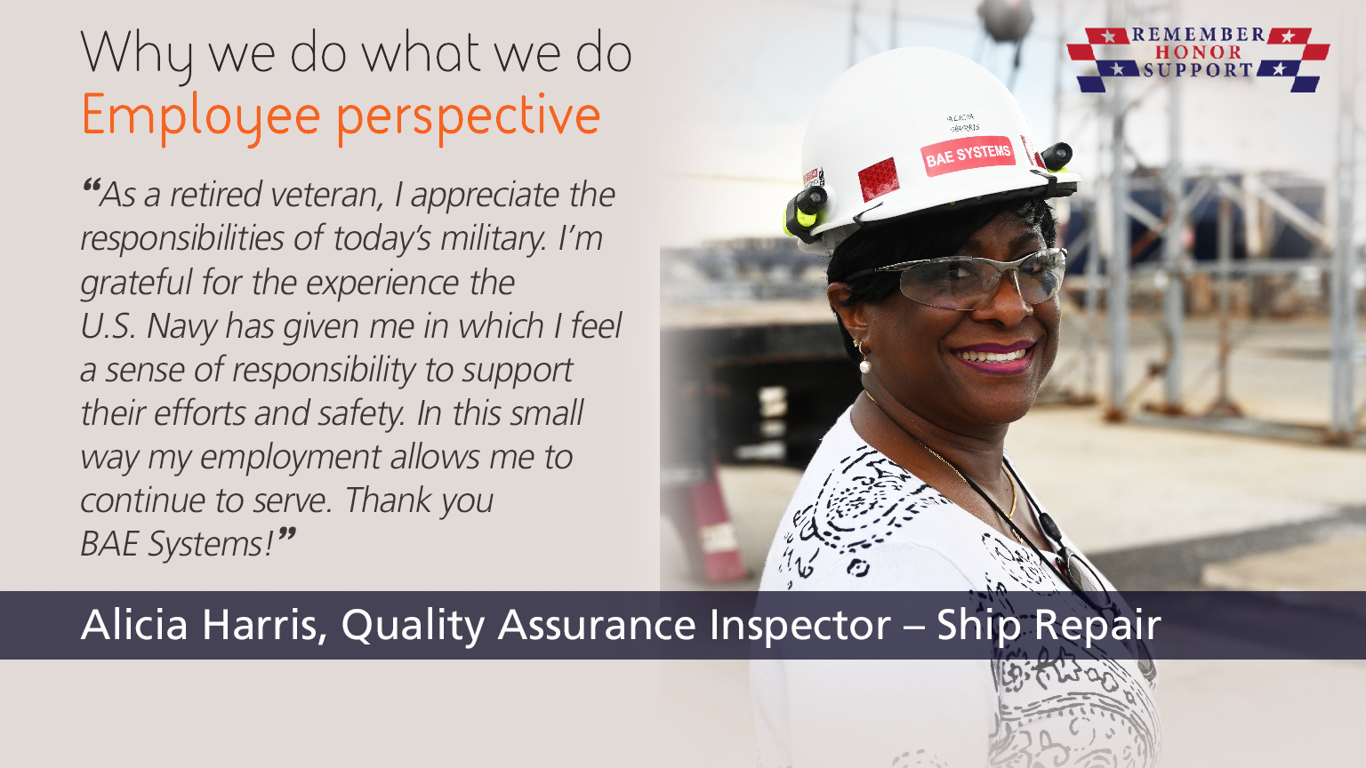 Remember. Honor. Support. 2020