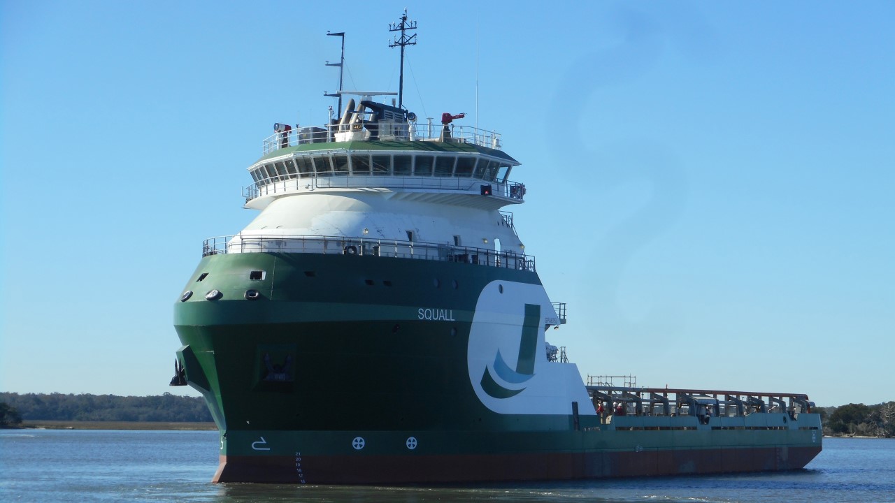 Motor Vessel Squall underway