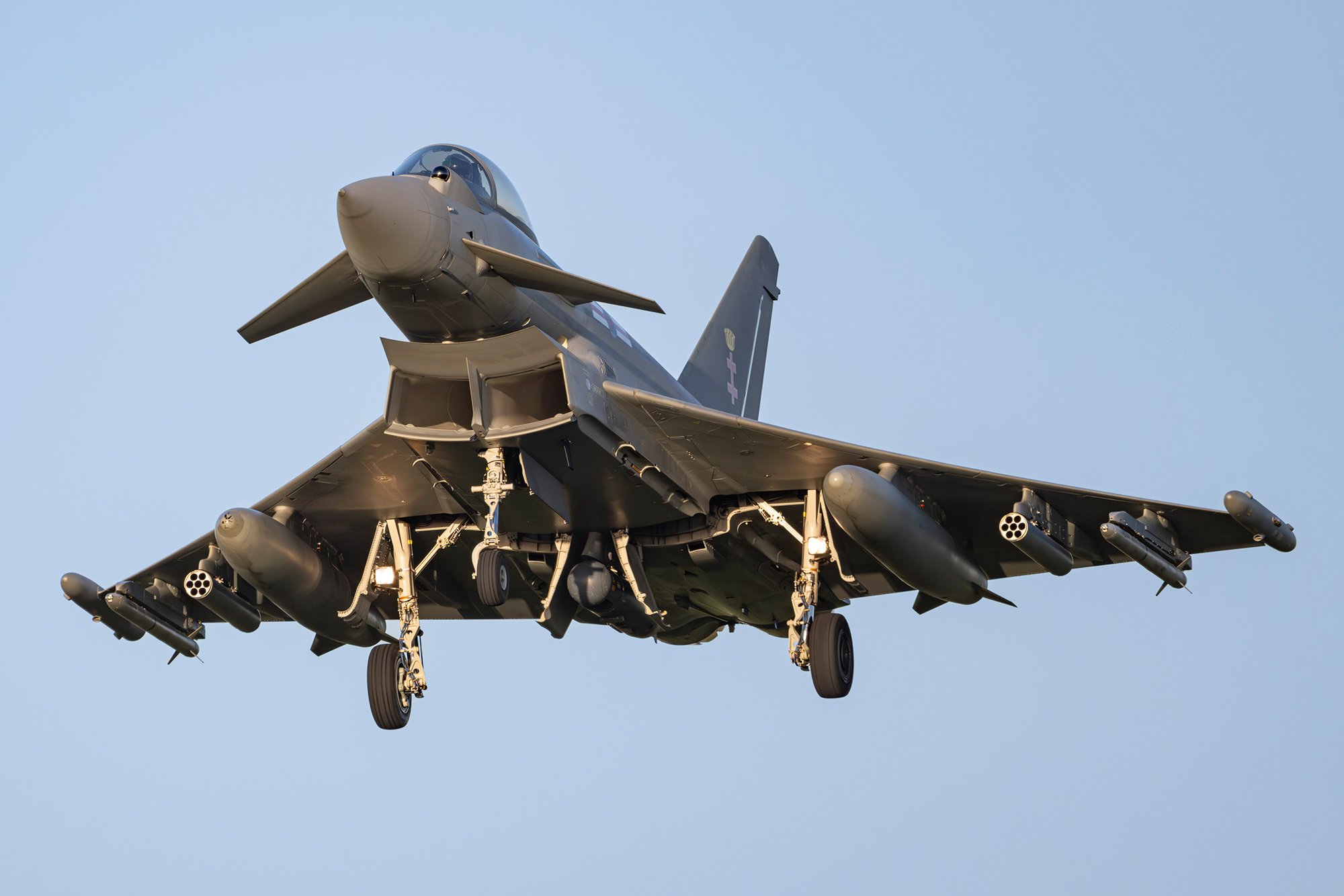 Eurofighter Typhoon with a low-cost precision weapon system