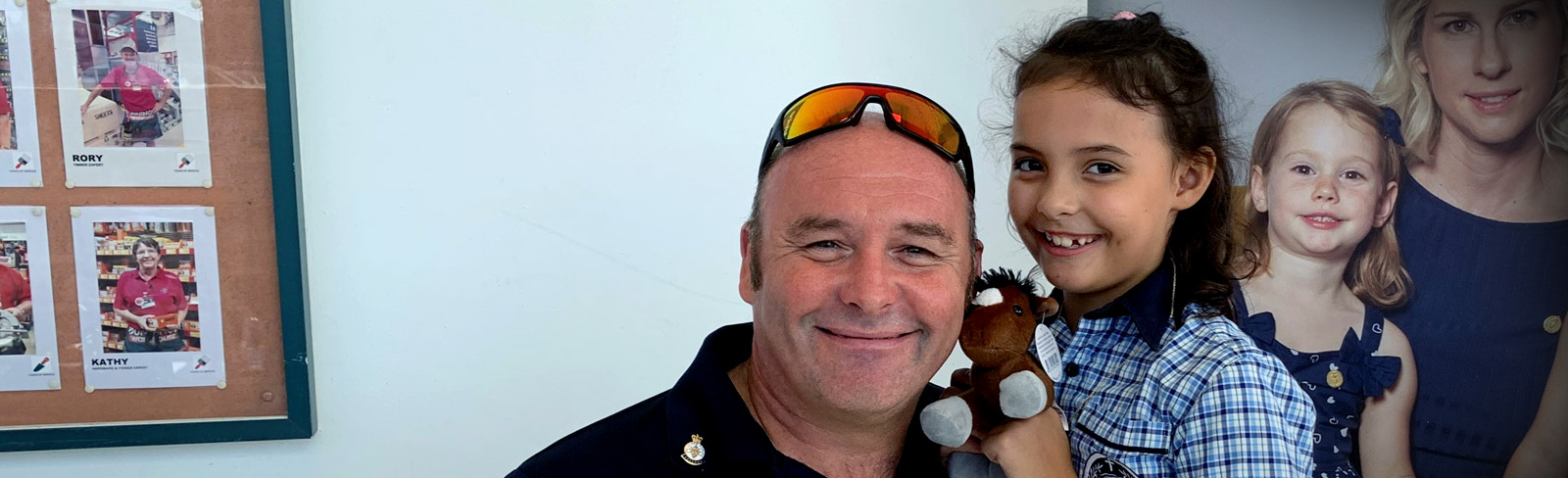 Legacy torch relay participant Drew