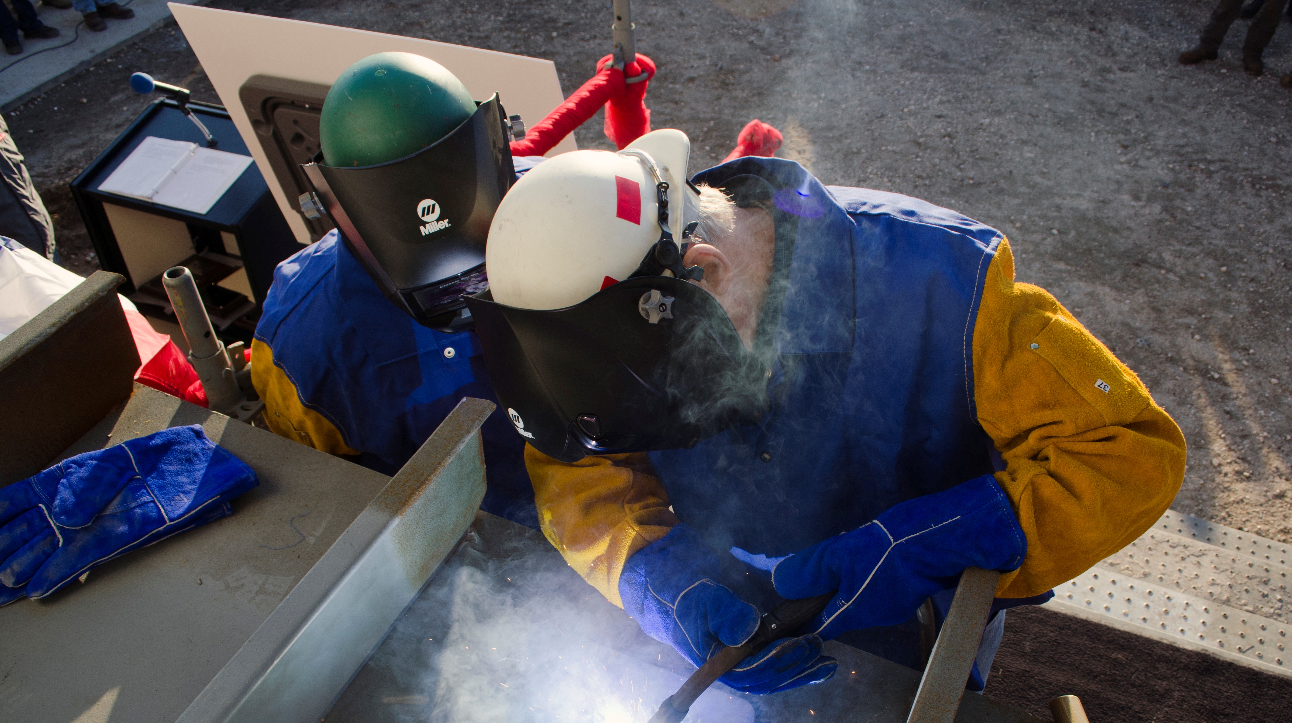 Dump Scow Keel Laying_Great Lakes