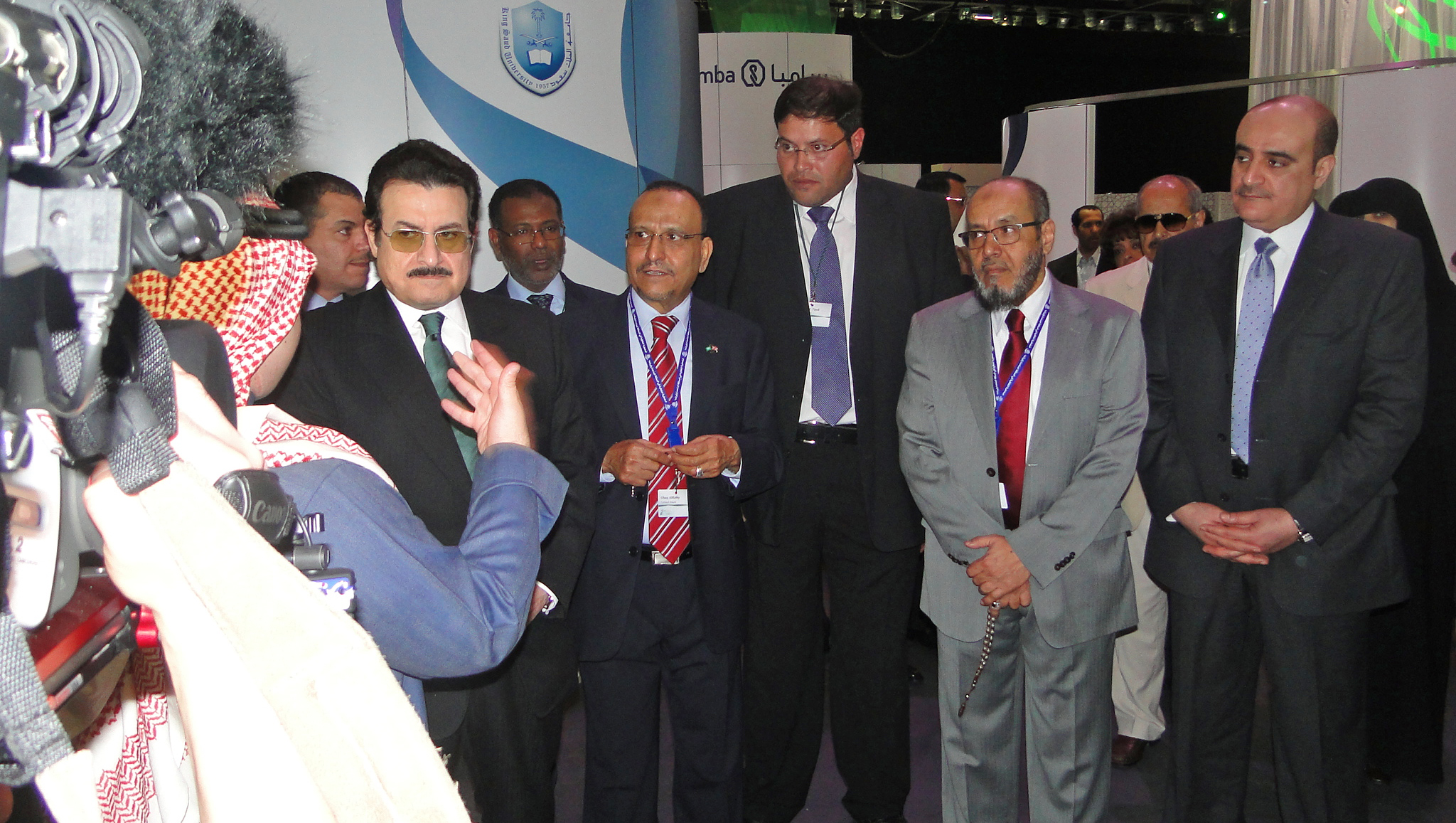 The Saudi Ambassador to the UK at the careers fair