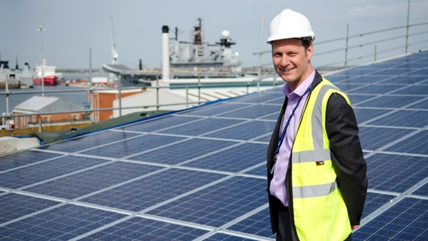 Ken Hobbs at Portsmouth Naval Base