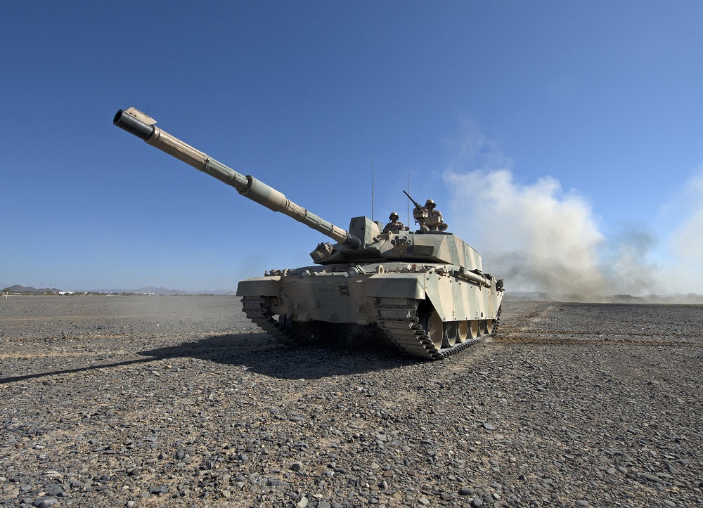 Image of Challenger tank