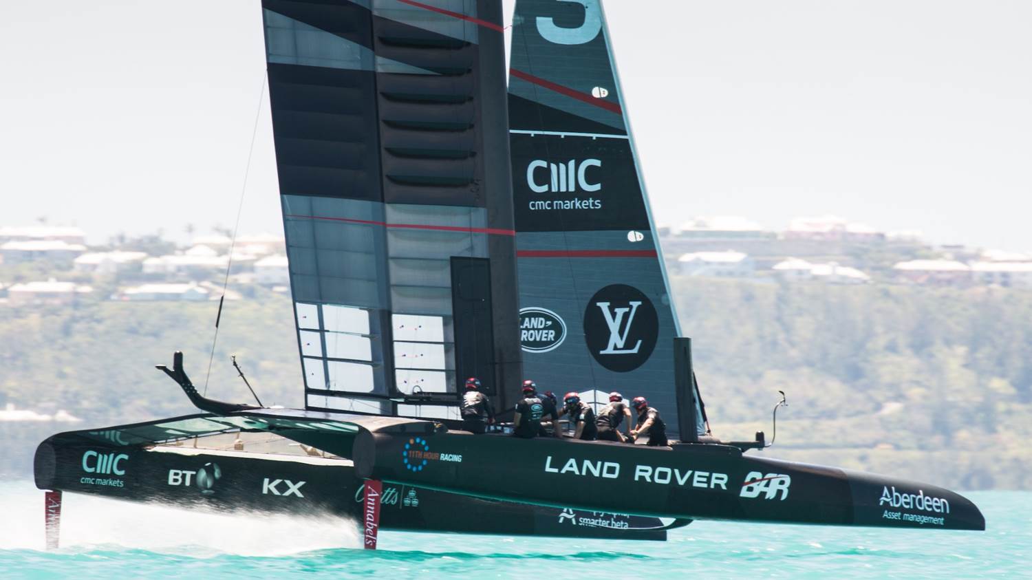 Supporting Land Rover BAR's bid for America's Cup victory