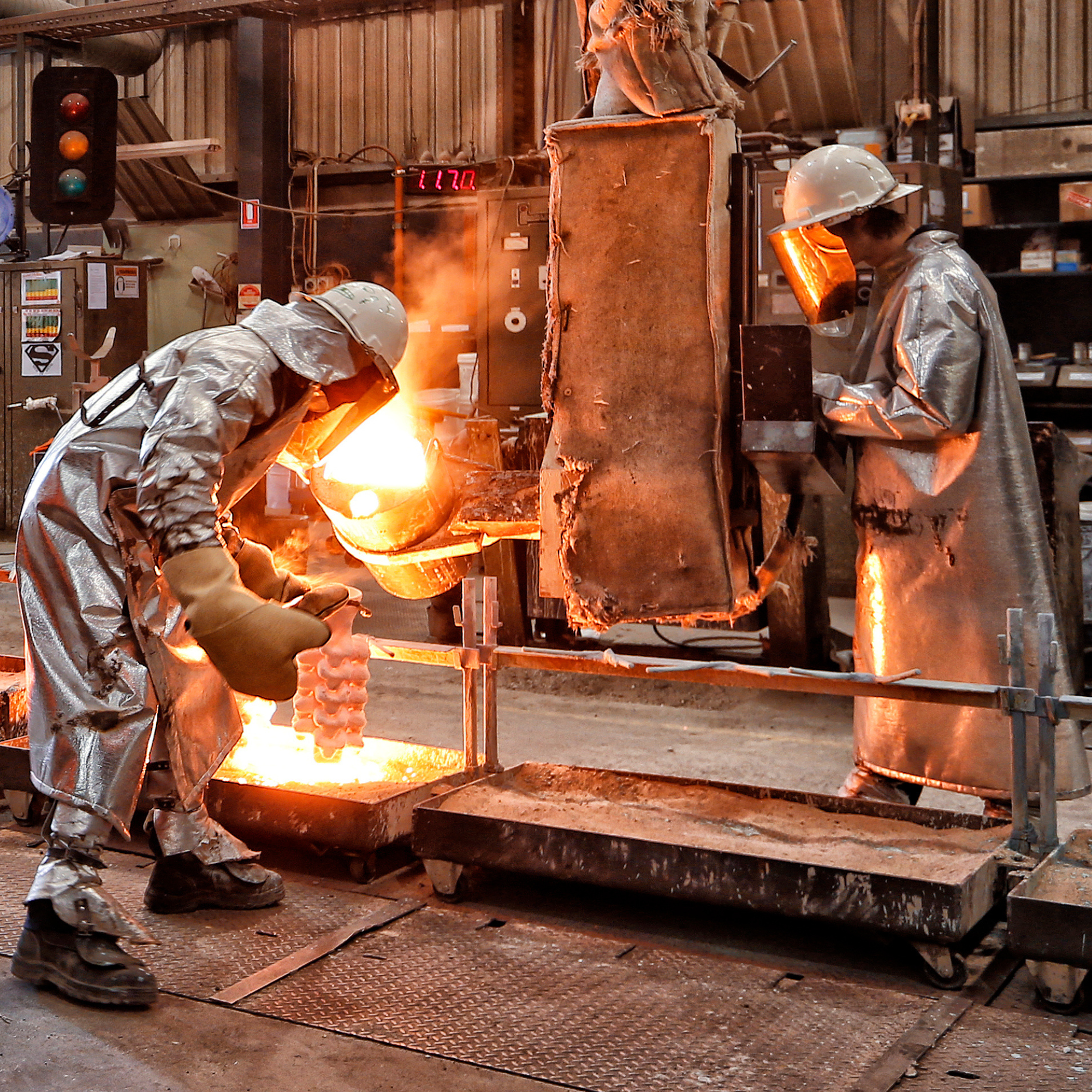 Image of metal casting