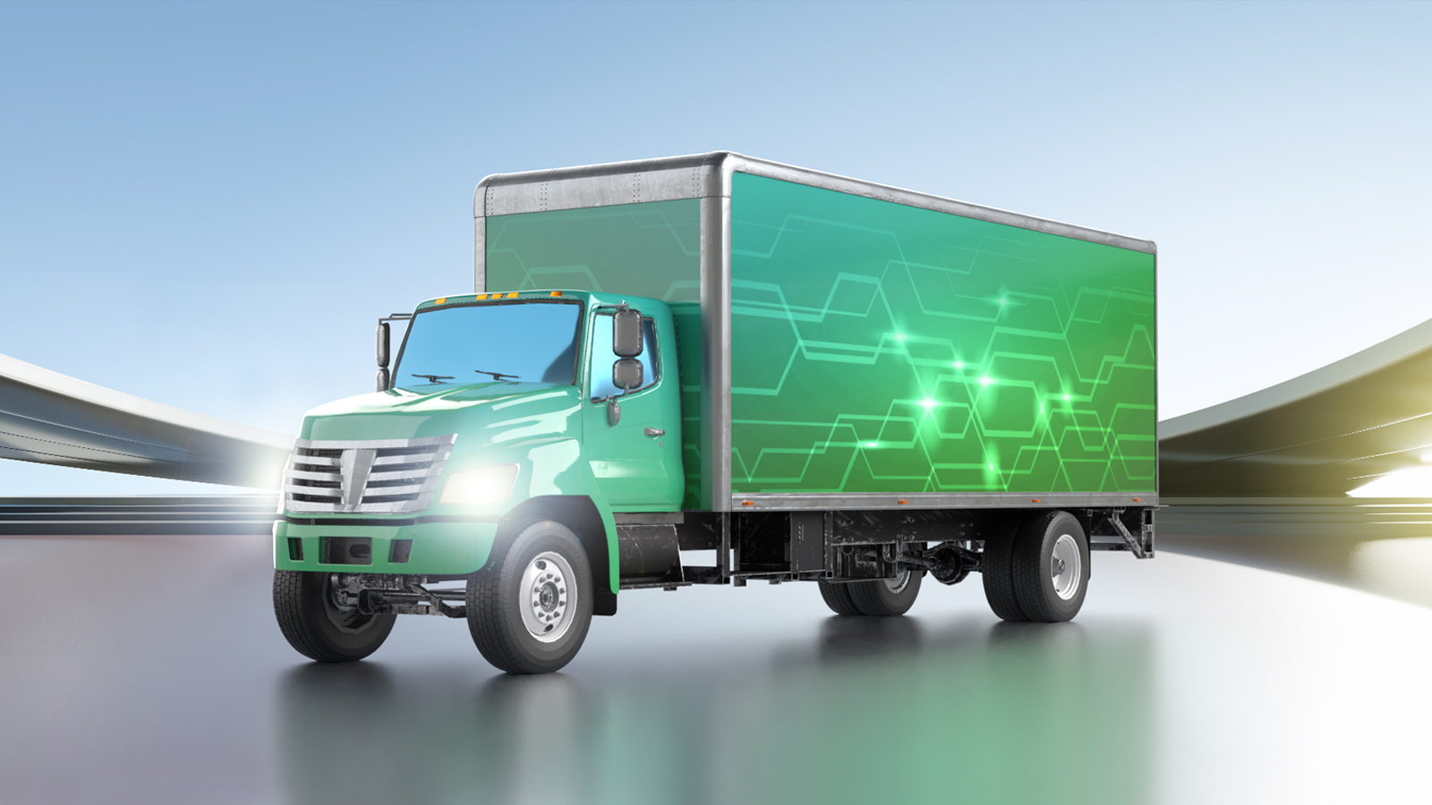 Heavy-duty commercial vehicle with electrified elements 