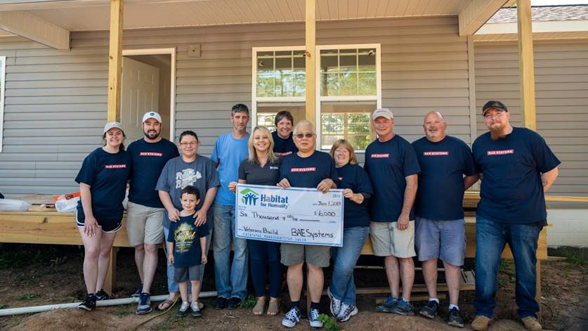 BAE Systems volunteers in Anniston, Ala.