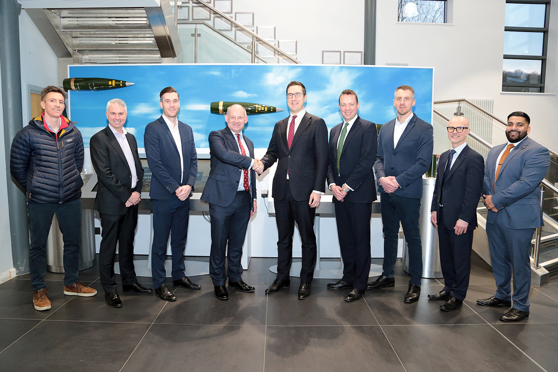 Image of people from Frankenburg Technologies and BAE Systems