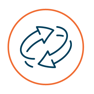 Planning and change icon