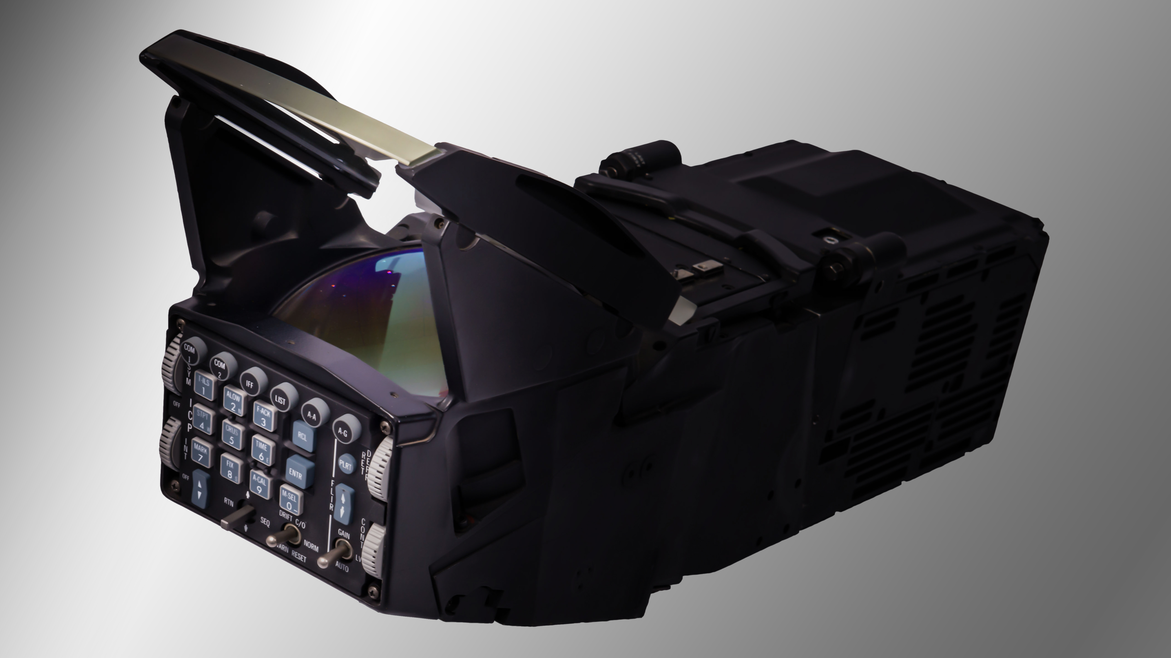 Photo of the Digital Light Engine Head-Up Display