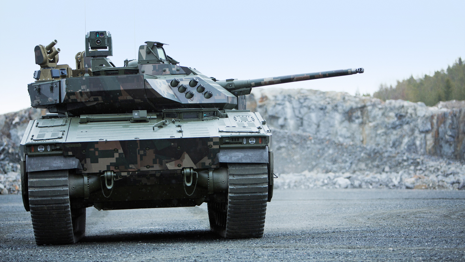 CV90 vehicle