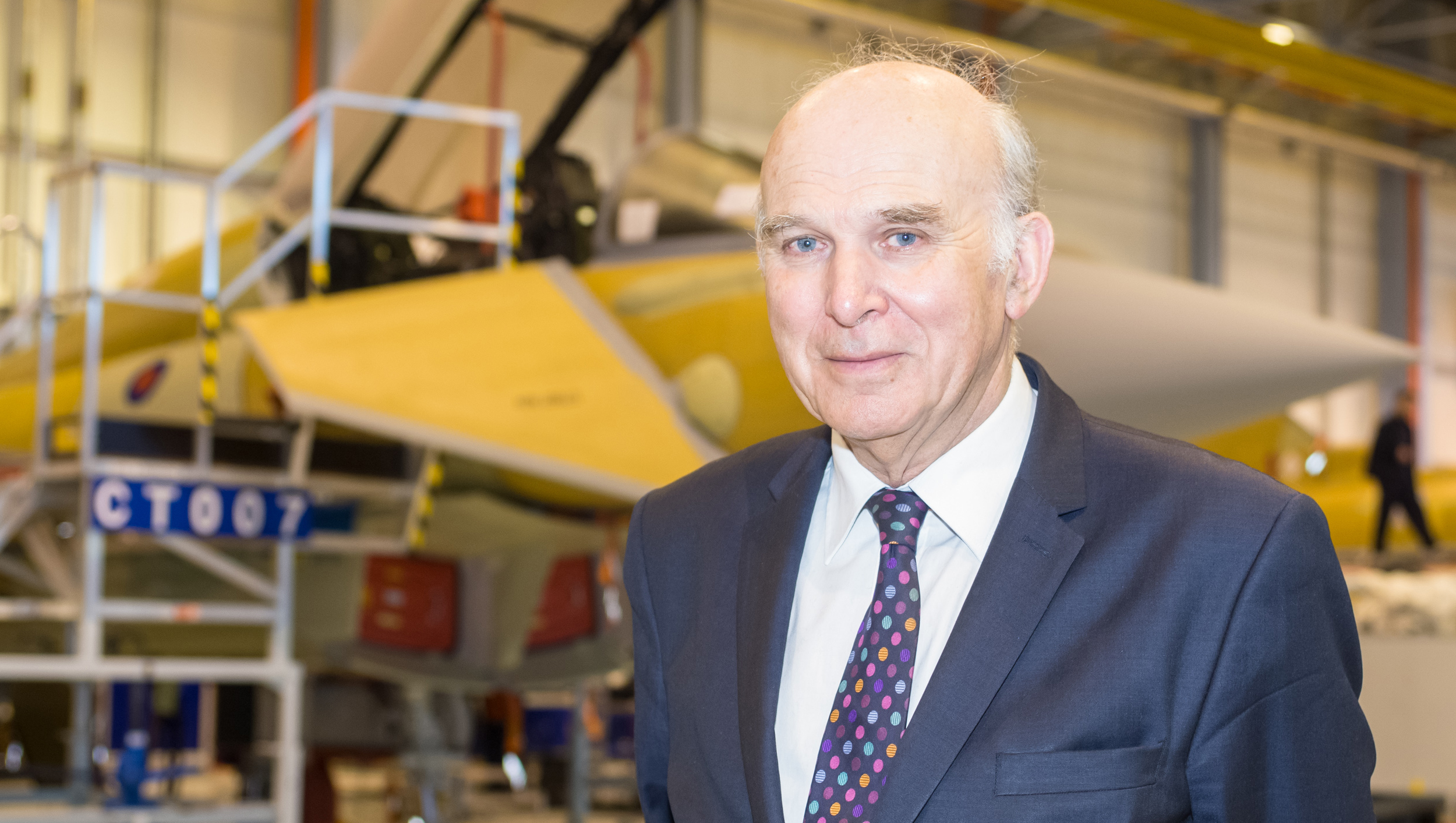 Vince Cable visits our site at Warton