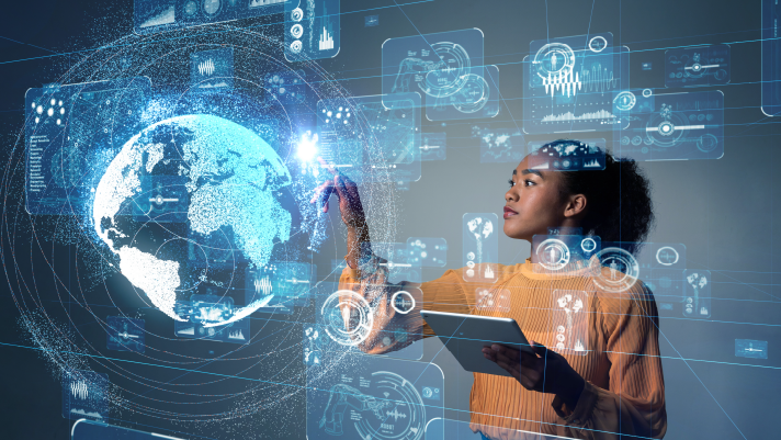 Digital and data tile image