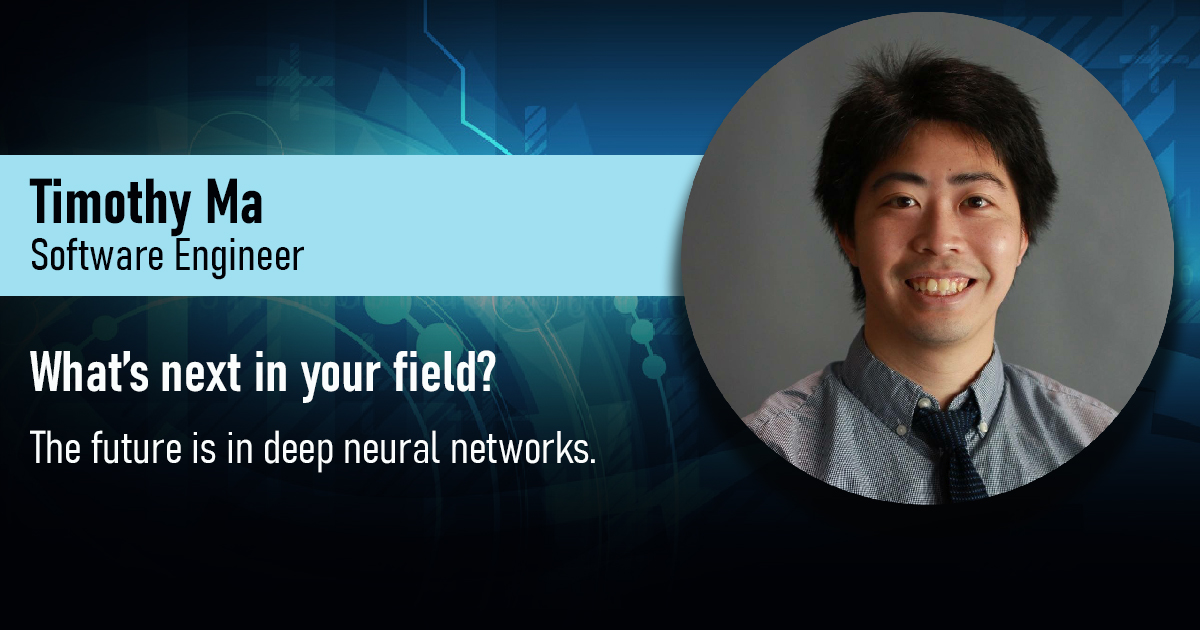 "The future is in deep neural networks."