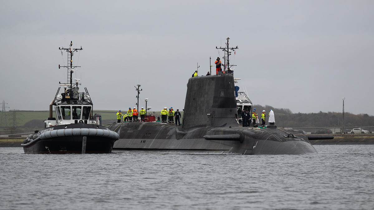 HMS Anson, the fifth Astute class submarine