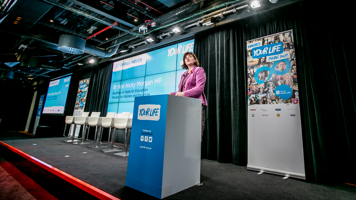 Nicky Morgan at your life launch
