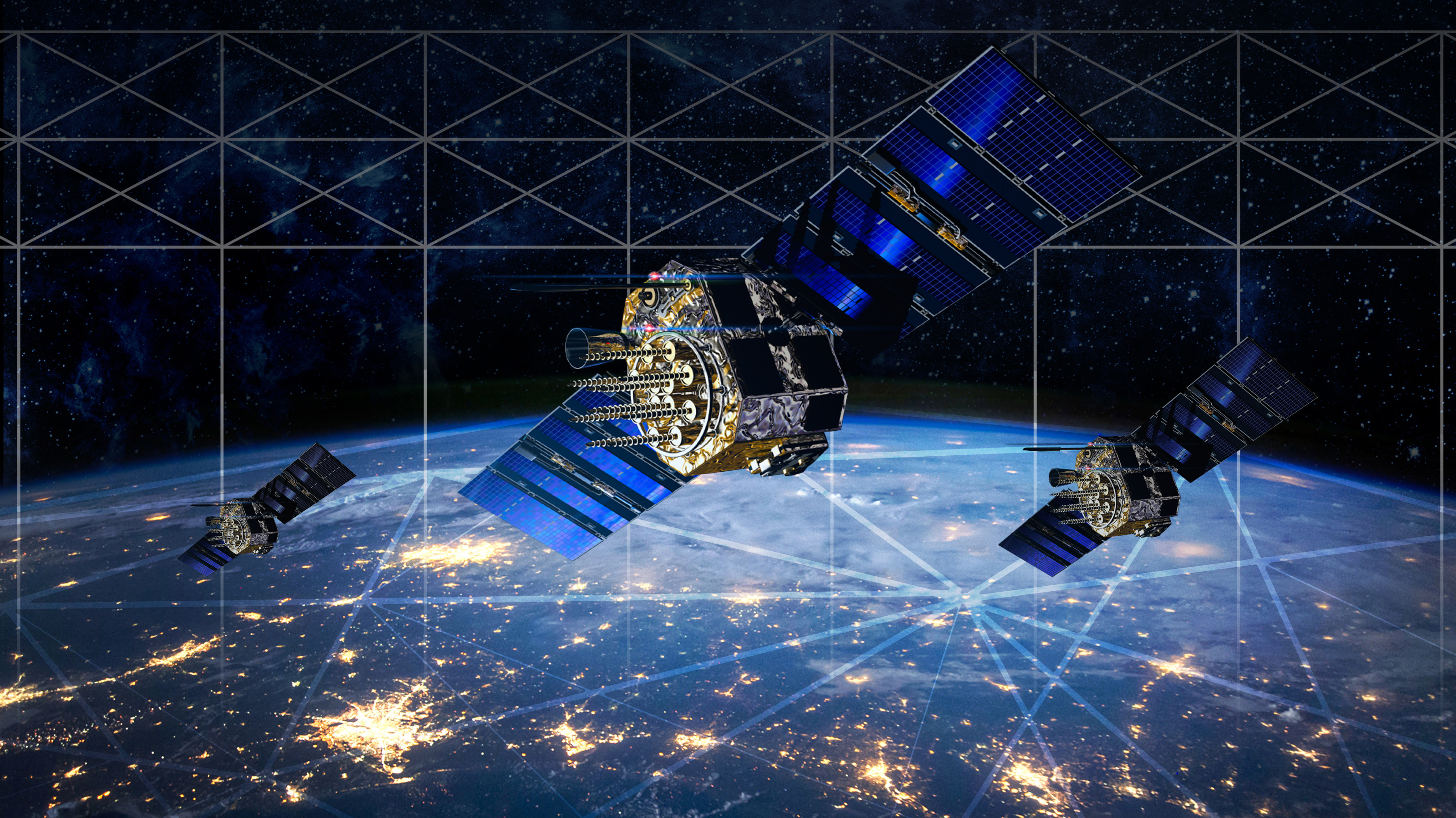 Space, Satellite, Space Resiliency, Multiple satellites, Orbits, Space debris