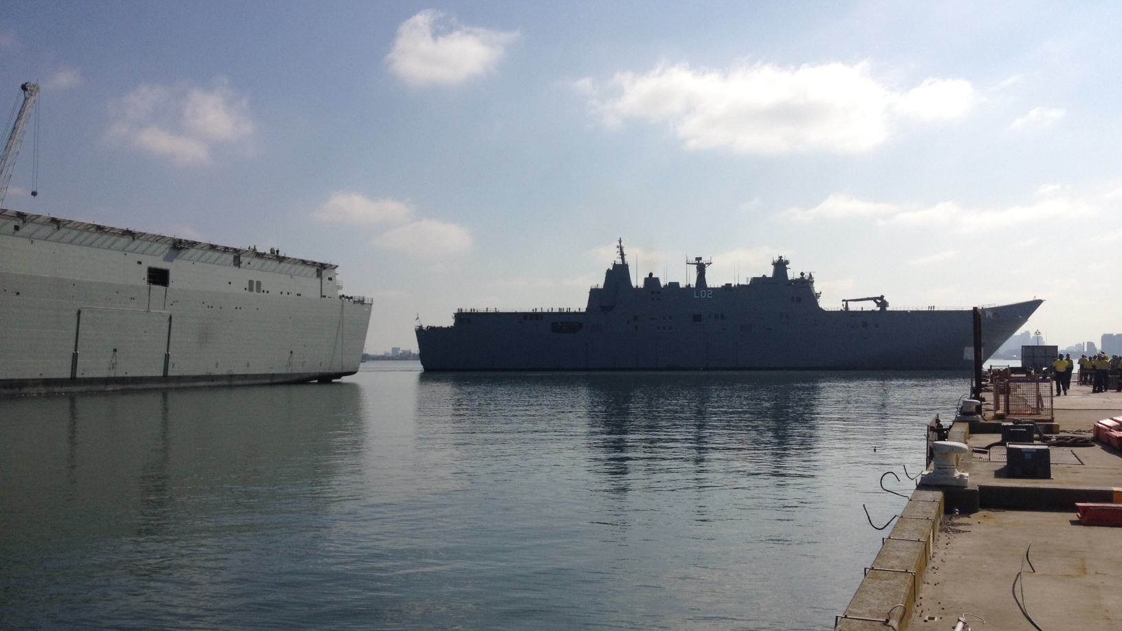 Nuship Canberra starts sea trials
