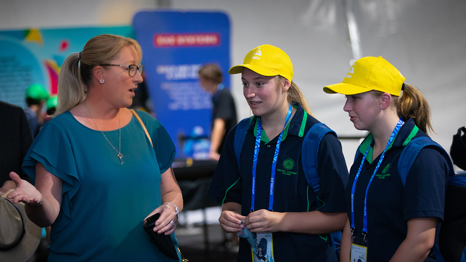 Gabby Costigan at the STEM tent at Avalon 2019