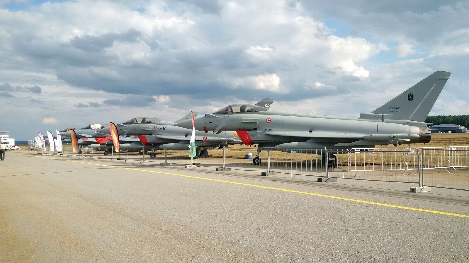 European Eurofighter jets