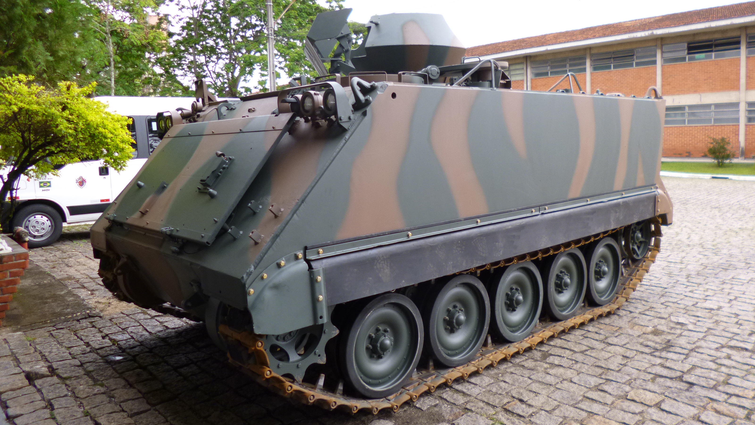 BAE Systems and the Brazilian Army completed the upgrade of the service’s 100th M113, pictured here.