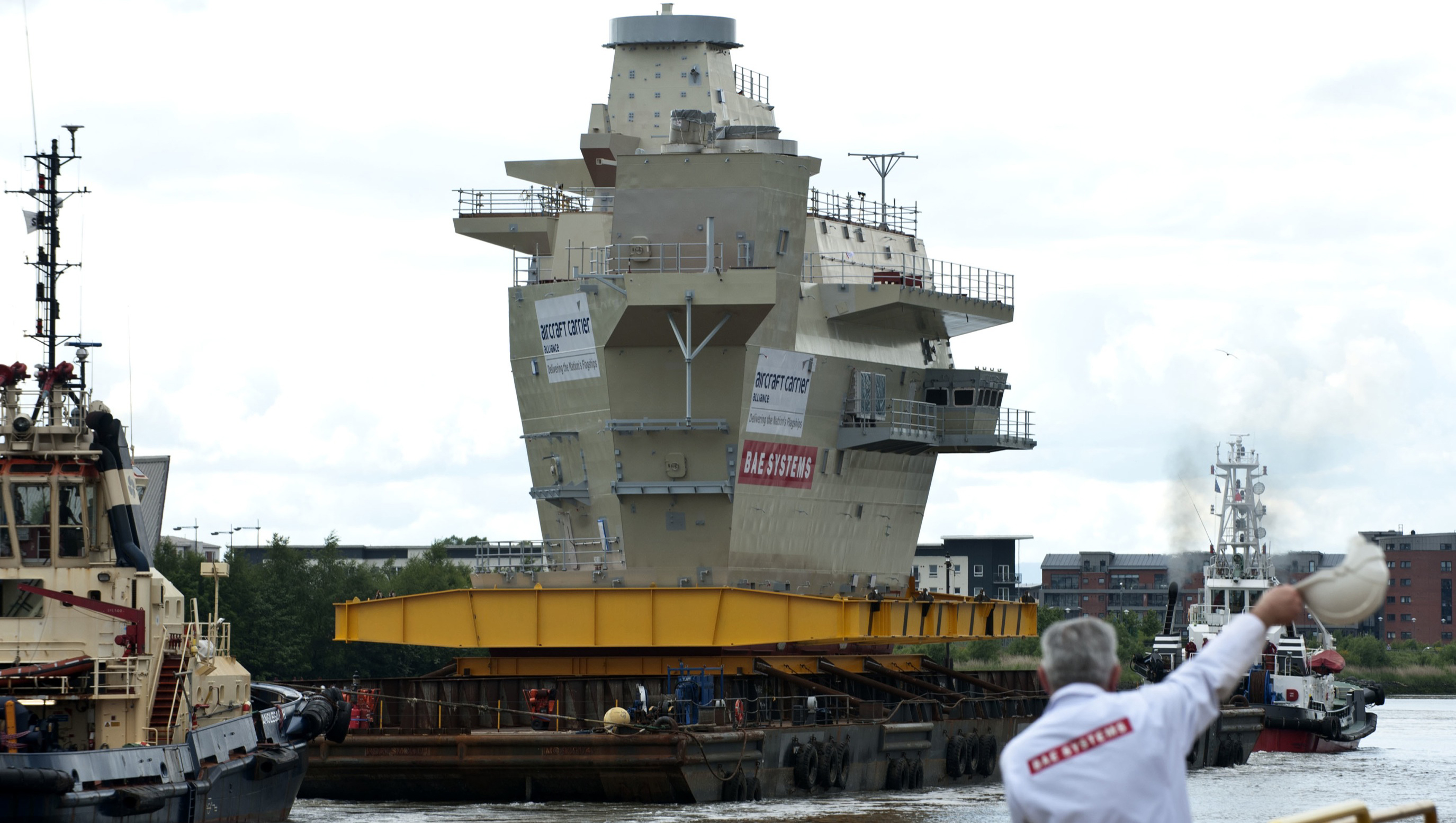 HMS Queen Elizabeth Aft Island
