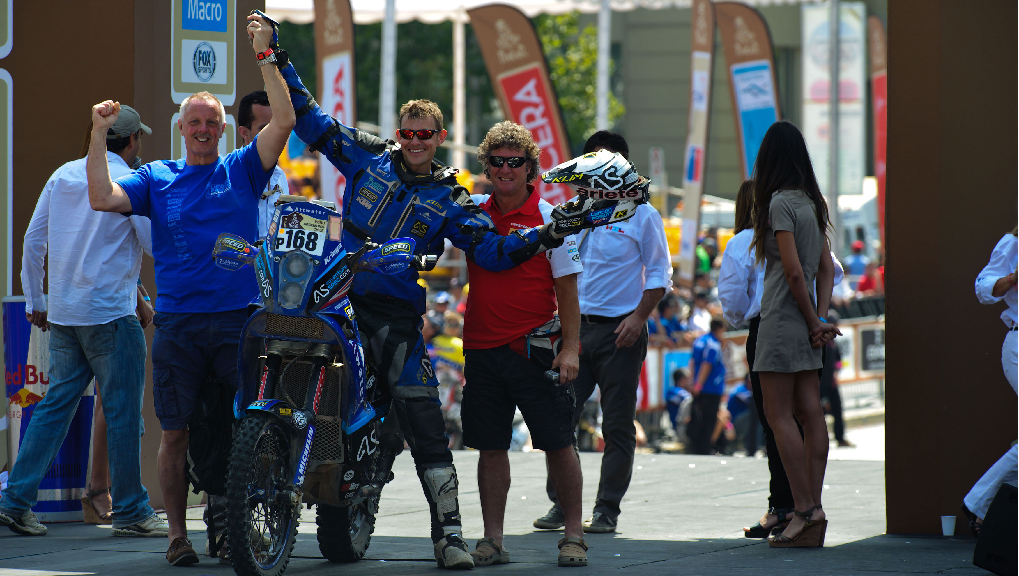 Lyndon Poskitt at Dakar Rally 2013