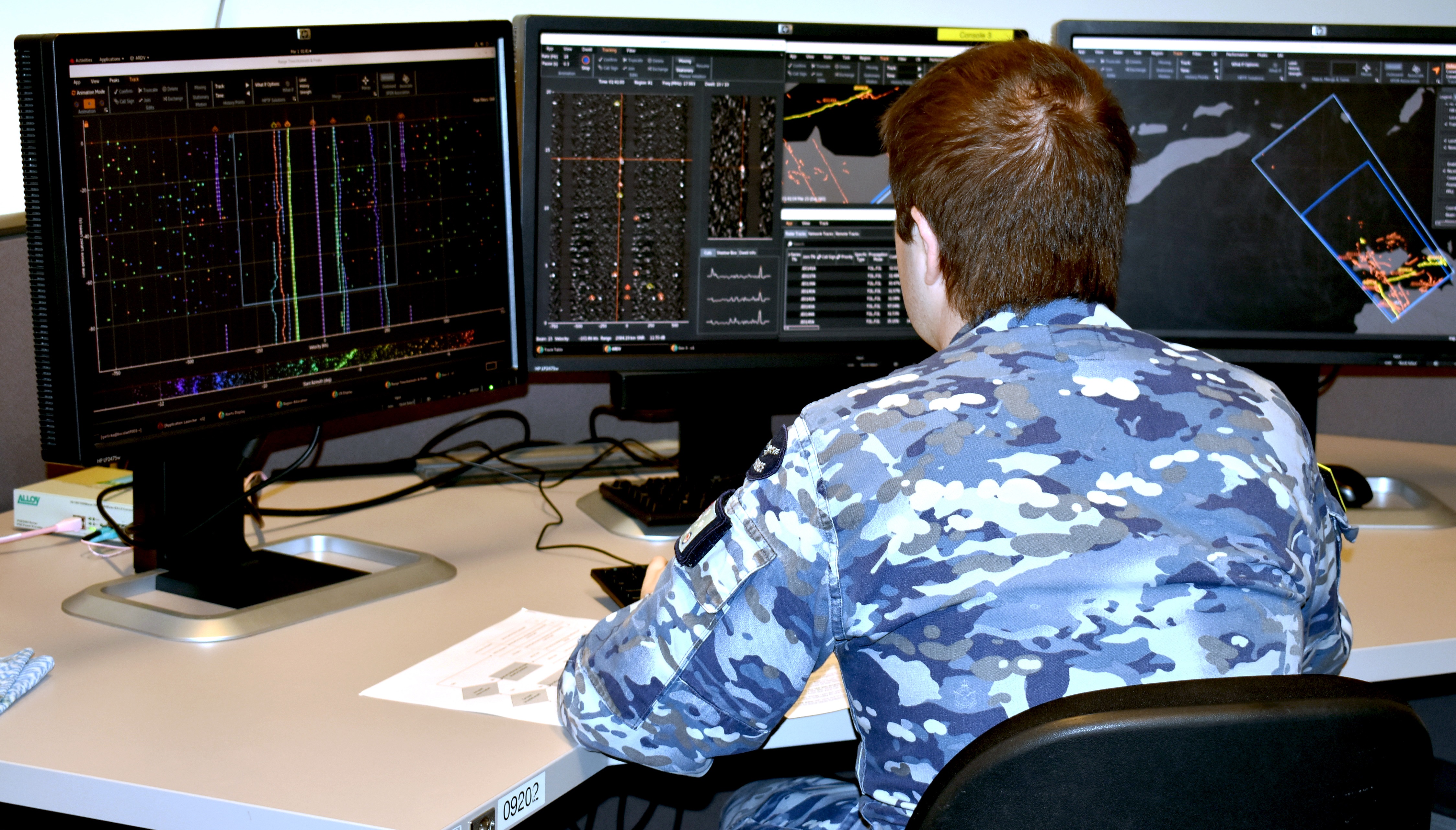 Upgraded HMI during demonstration