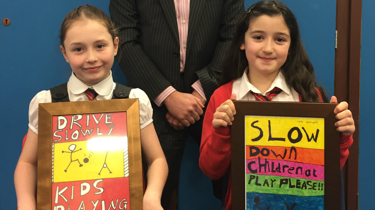 Image of Abby Gray and Zara Allen with their winning designs