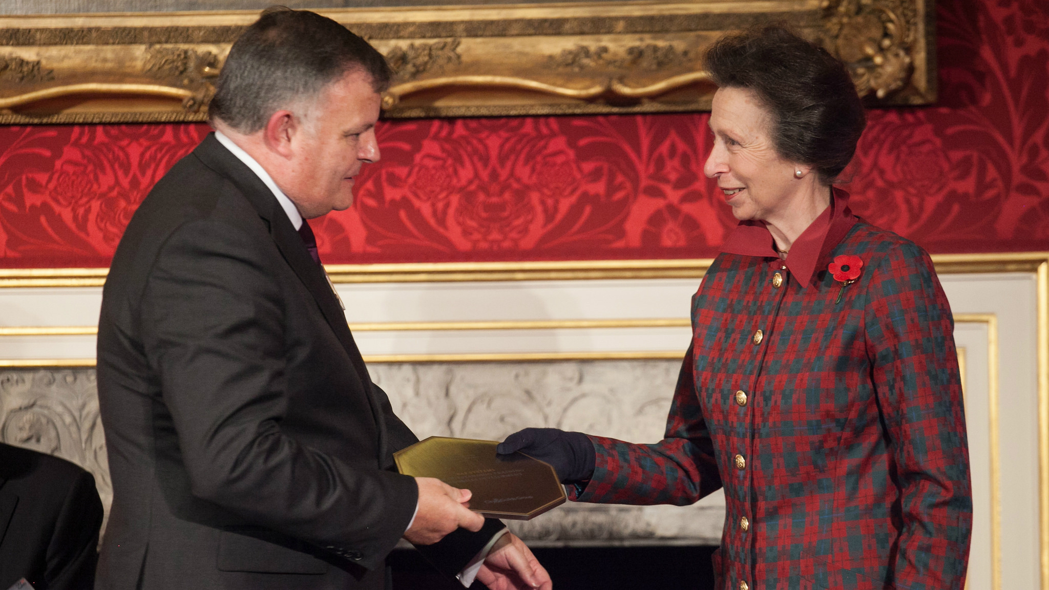 Shared Services MD, Steve Fogg receives award at St. James' Palace.