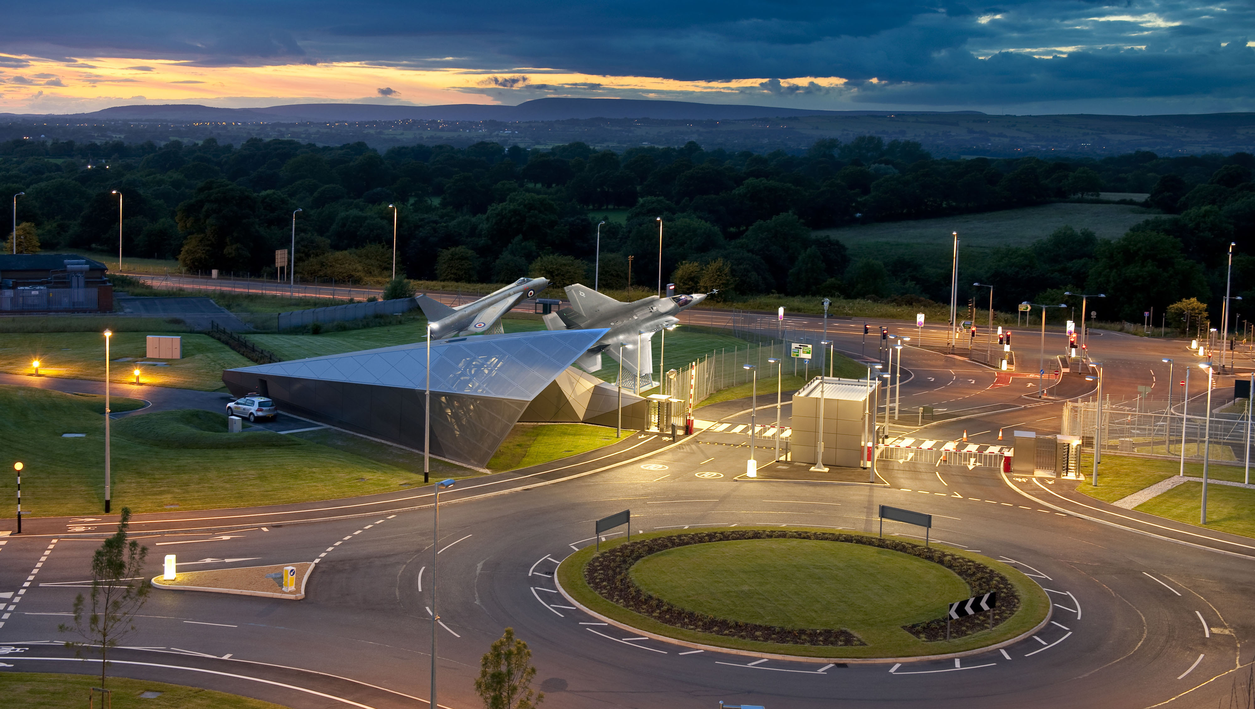 Visual impression of the two Lightning models at Samlesbury