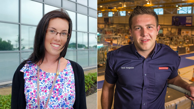 Two of our apprentices, Nicola Mitchell and Brad Hodgeson reach regional finals of National Apprentice awards
