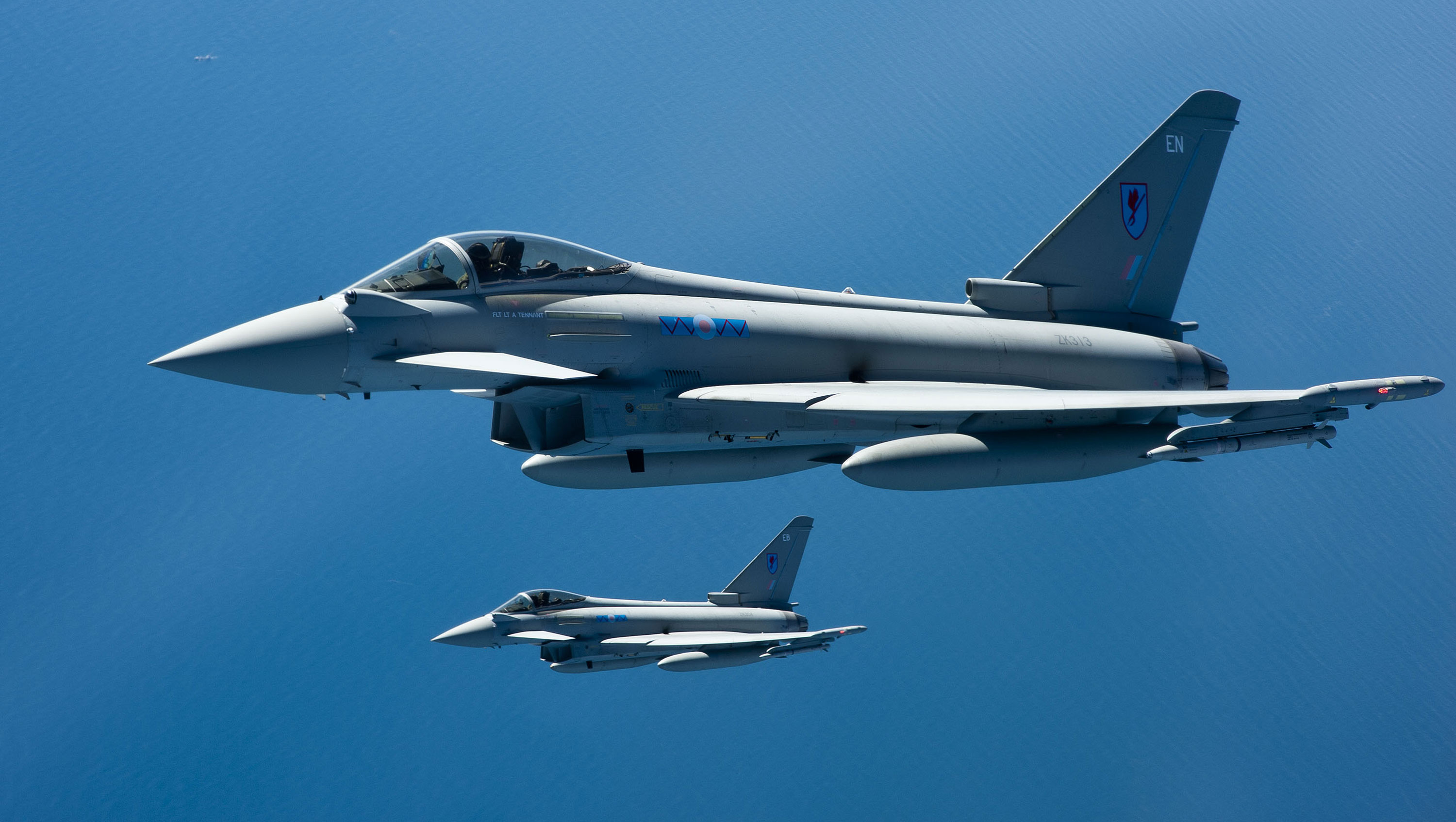 Single-seat RAF Typhoons