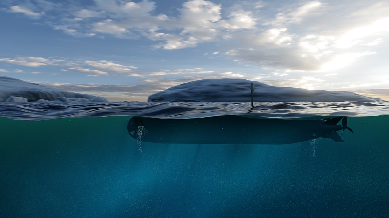 CGI image of Herne promoting the collaboration with Thales