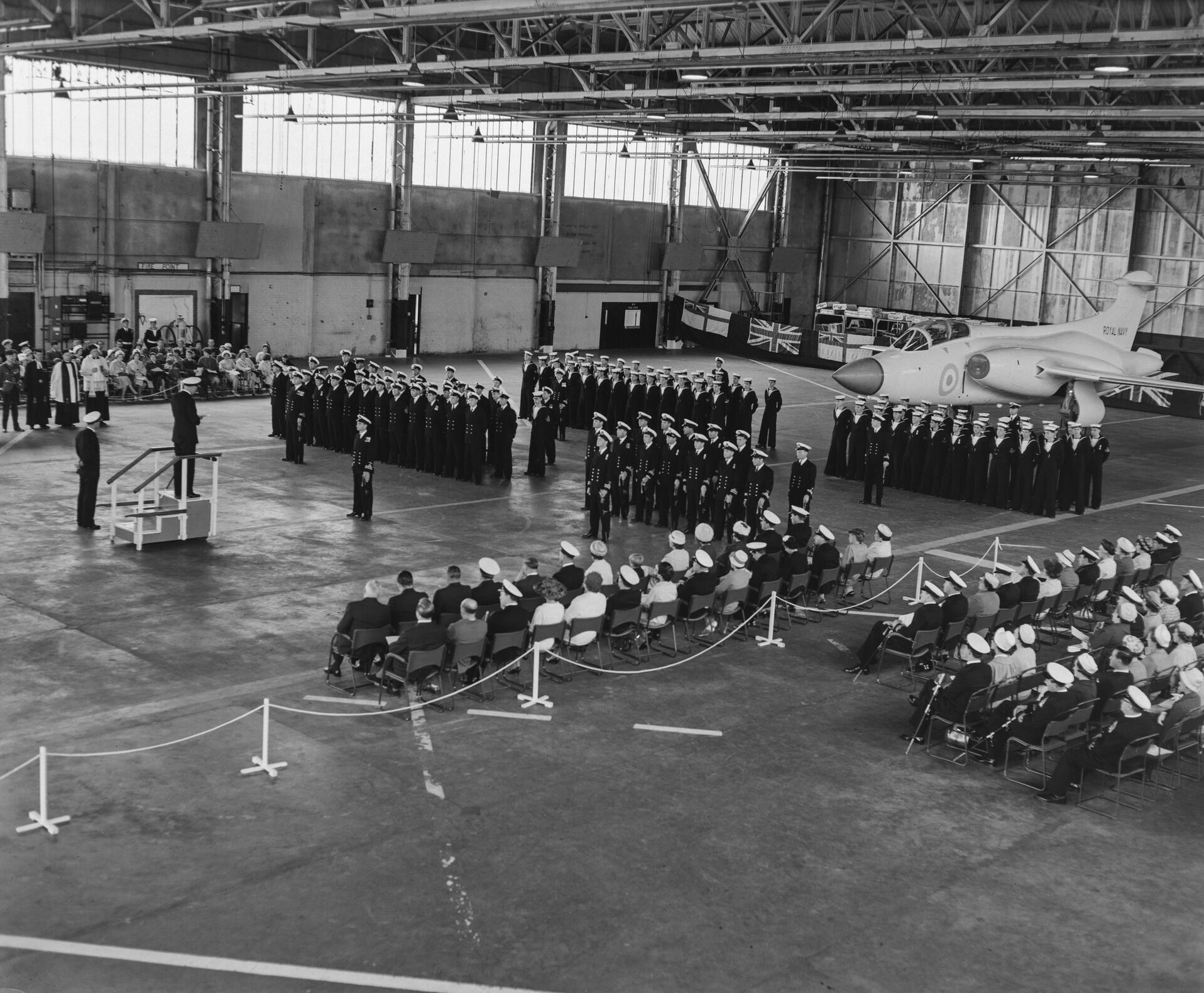 Establishment of 801 Naval Air Squadron, with Blackburn Buccaneers, at RAF Lossiemouth, 17 July 1962.