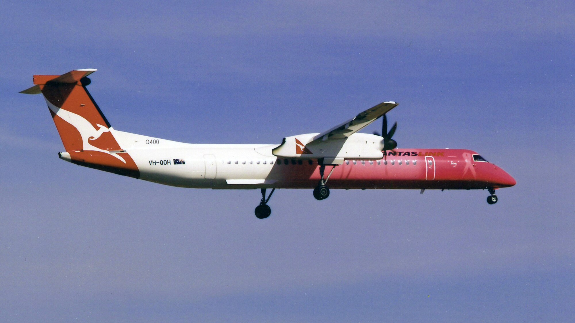A de Havilland Canada DHC-8 Dash 8 in flight