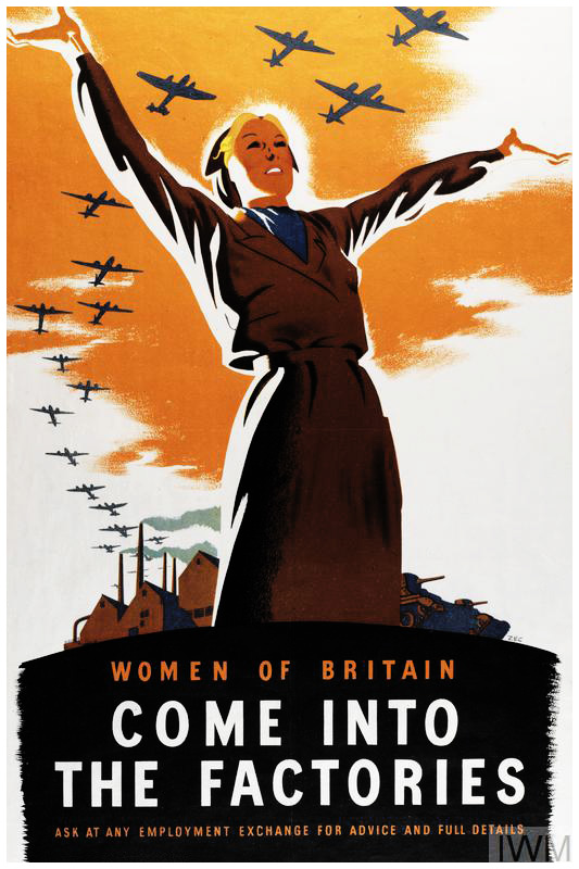 Women of Britain - Come into the Factories - Poster - Credit: IWM