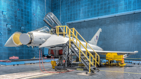 An an Instrumented Production Aircraft (IPA5) featuring E-Scan radar