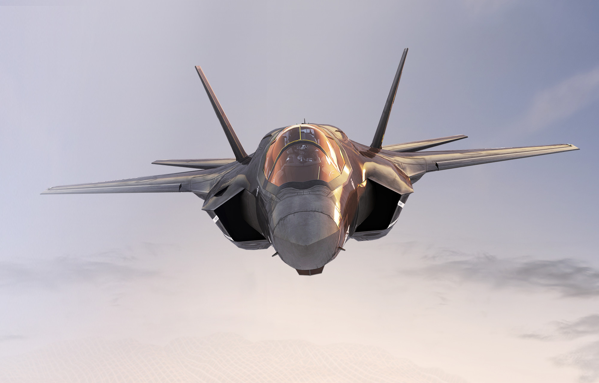 F-35 Lightning II front view