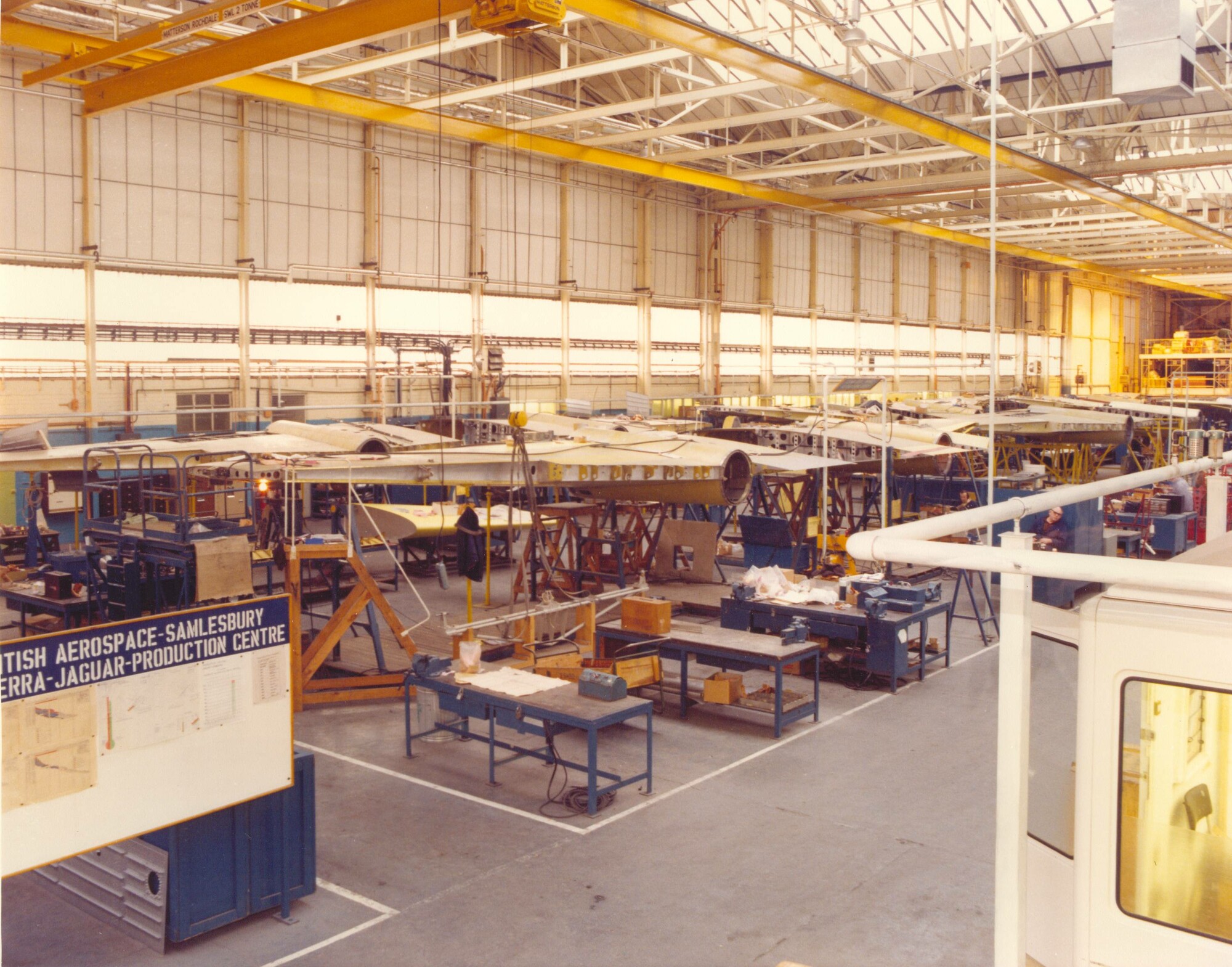 Canberra production at Samlesbury, c. 1980.