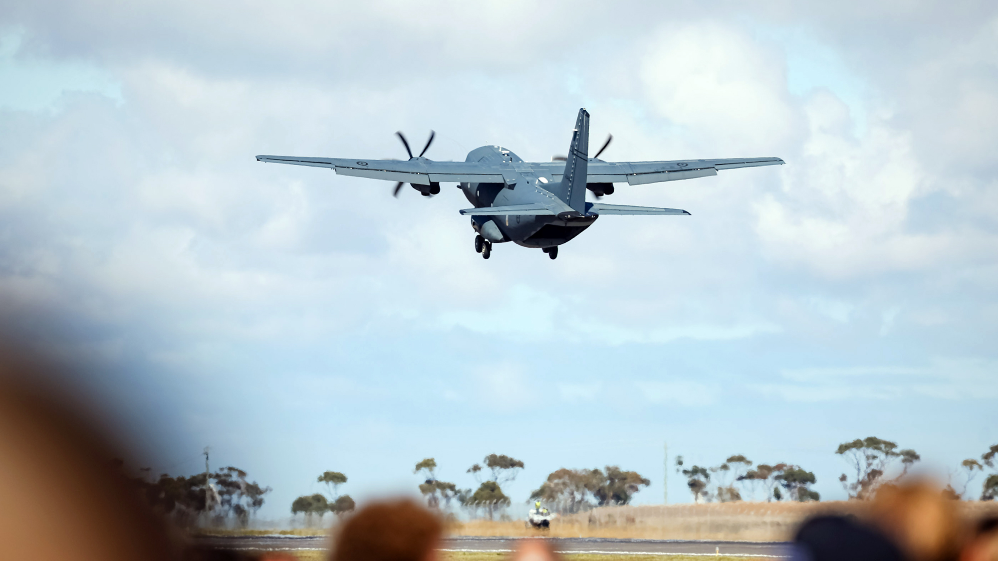  RAAF Boeing C-17 Globemaster III large transport aircraft taking off