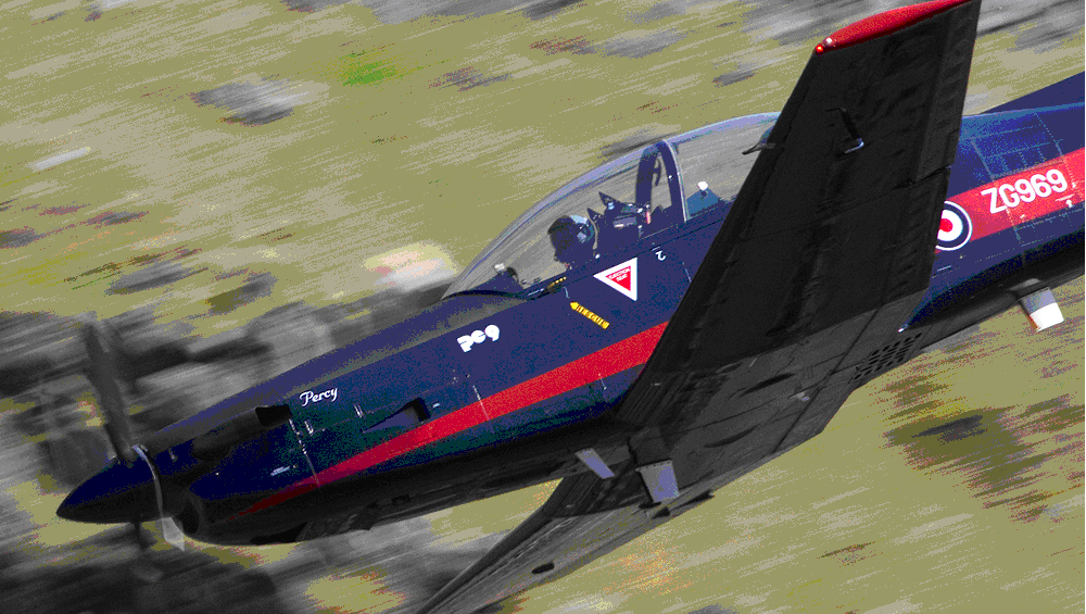 Pilatus PC-9 aircraft