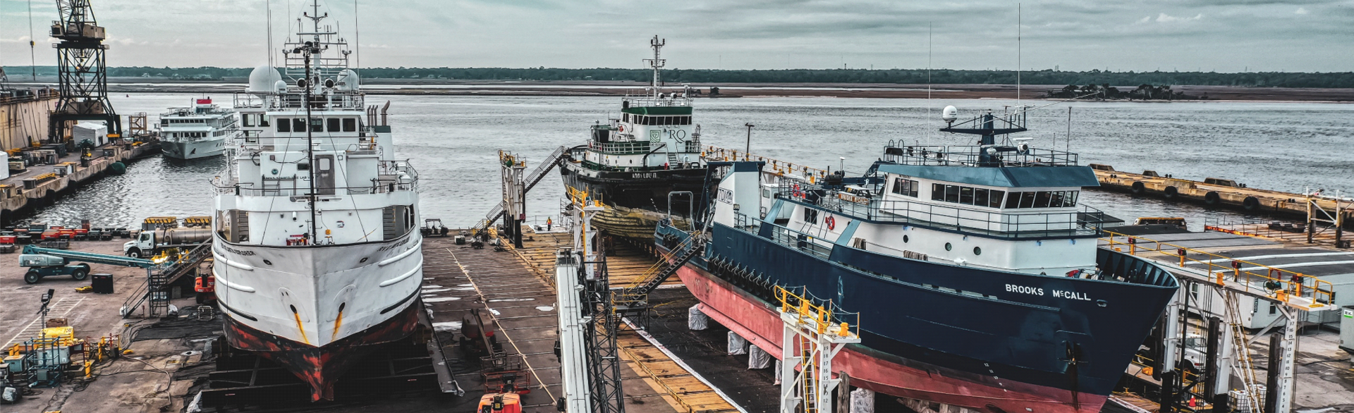 BAE Systems performs commercial ship repair in Jacksonville, Florida.