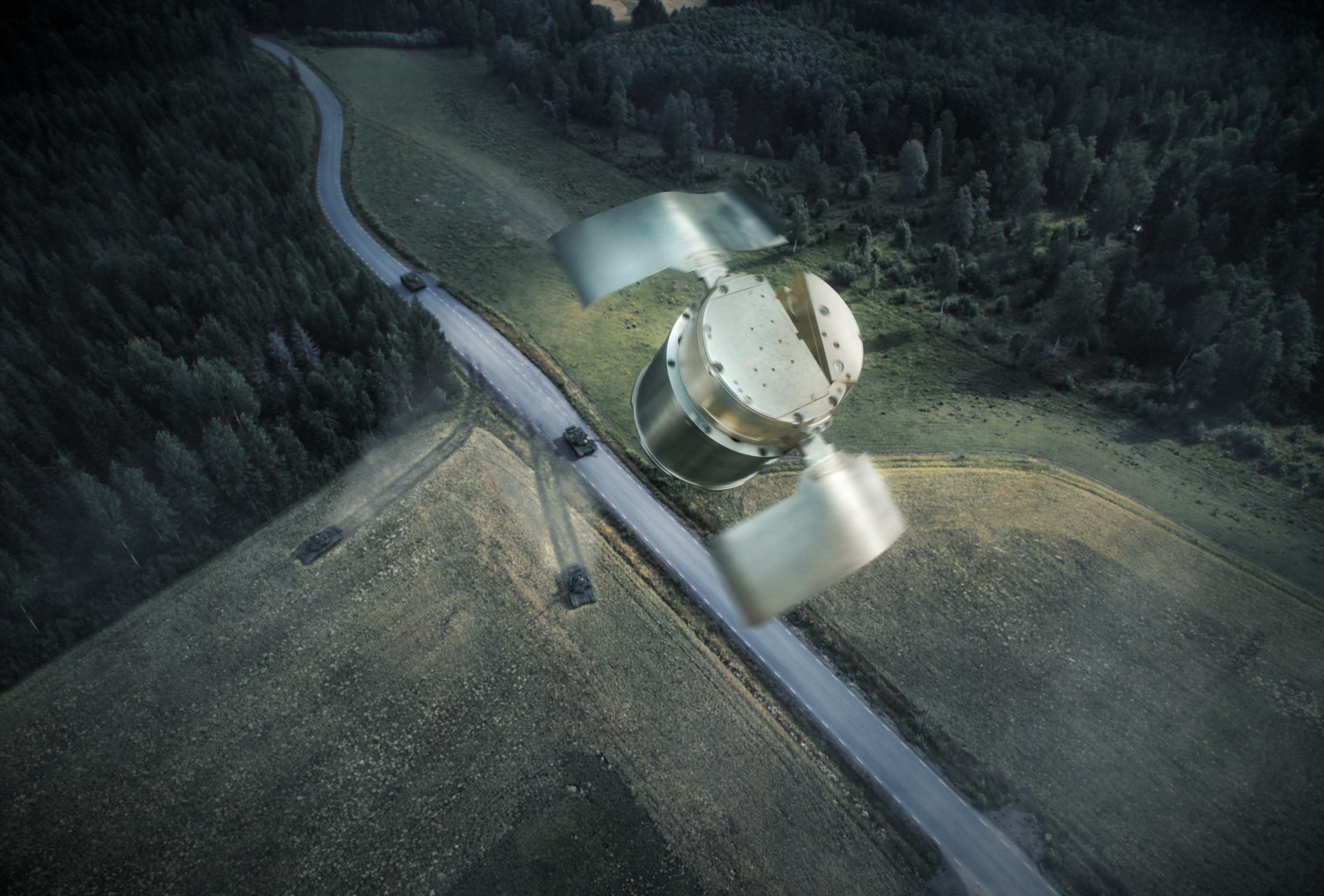 BONUS seperates in air to deploy two sensor-fuzed silver munitions.