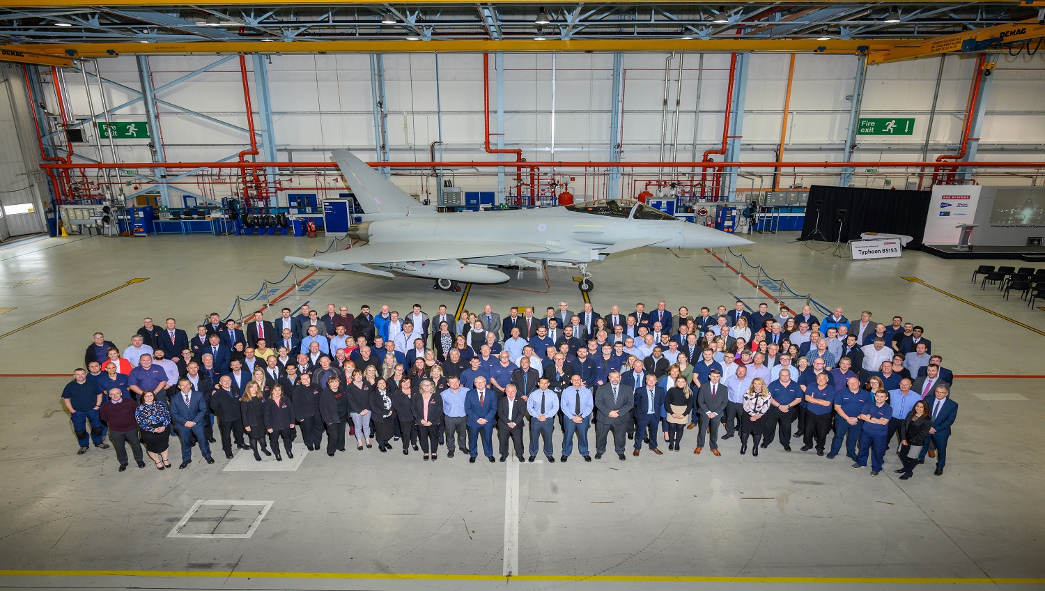 Advanced Typhoon delivered to the Royal Air Force