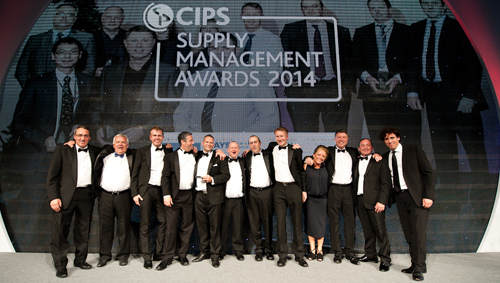 One of our teams has been named as the International Procurement Team of the Year by the Chartered Institute of Purchasing and Supply (CIPS) at their annual Supply Chain Management Awards