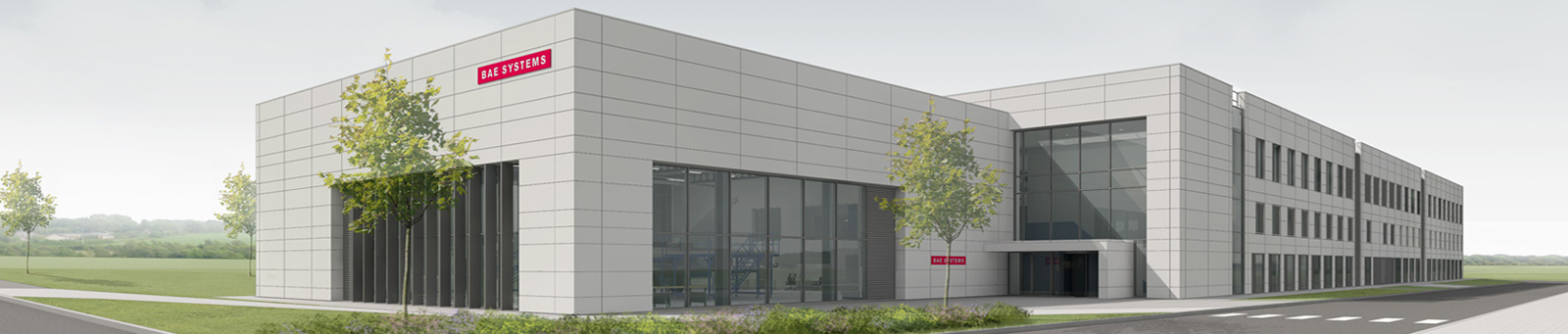 A CGI composite of the new Samlesbury training centre