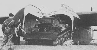 GAL.49 Hamilcar unloading a Tetrarch MkII ICS light tank GAL.49 Hamilcar unloading a Tetrarch MkII ICS light tank