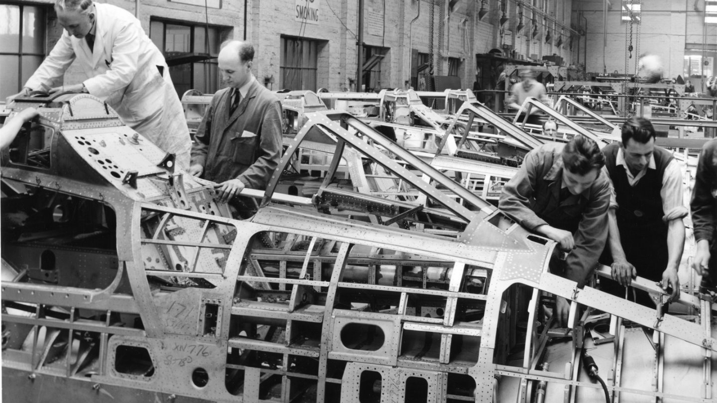 EE Lightning F.2 RAF (XN776 & x3 others) fuselage assembly.jpg EE Lightning F.2 RAF (XN776 & x3 others) fuselage assembly.jpg